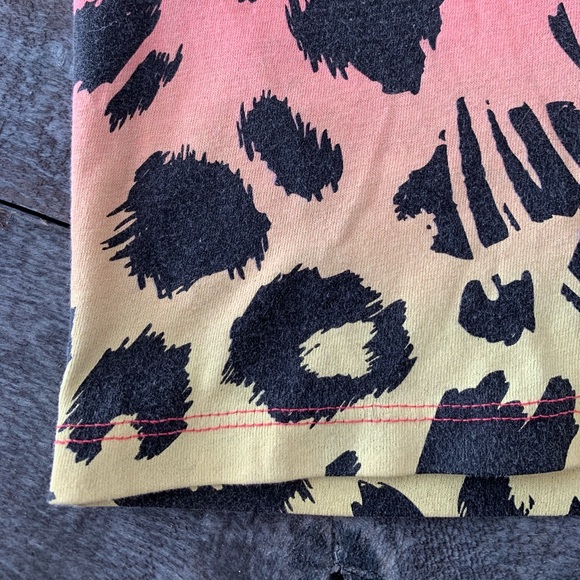 Justice Leopard 3/4 Sleeve Top - Picture 7 of 9